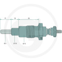 Świeca żarowa 12,5 V bez oporu żarzenia i kontroli żarzenia Case IH 38099190 agroveo