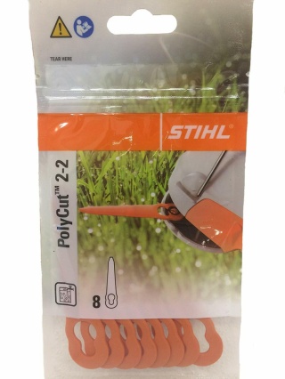 Komplet 8 nożyków z tworzywa do STIHL PolyCut 2-2, 3-2