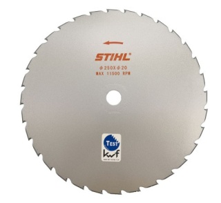 Tarcza tnąca do trawy STIHL GrassCut, 250-32 niskoodbijająca, śr. otw. 20 mm