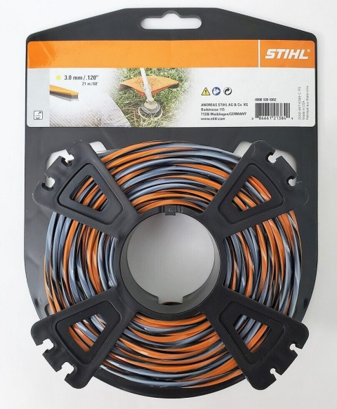 Żyłka tnąca STIHL Carbon CF3 PRO Ø 3 mm x 21 m 3K 00009304302 agroveo