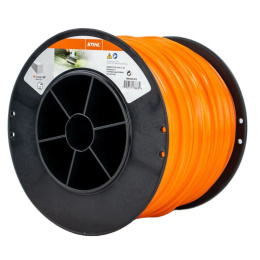 Żyłka tnąca kwadratowa STIHL Ø 2,4 mm x 420 m pomarańczowa 00009302613 agroveo