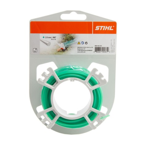 Żyłka tnąca okrągła STIHL Ø 2 mm x 14 m zielona 00009302335 agroveo