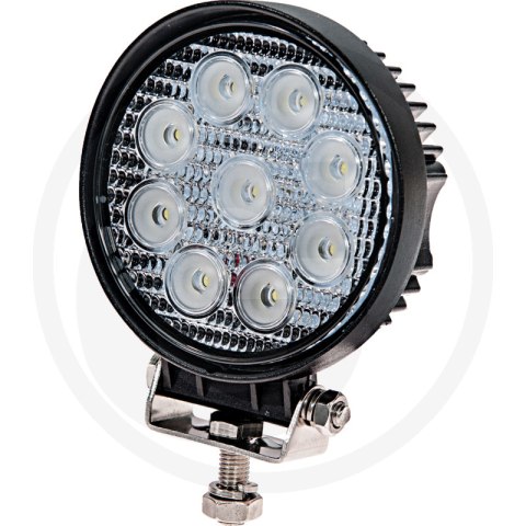 Lampa robocza okrągła 9 LED 27W 2200lm 693LED0076 agroveo