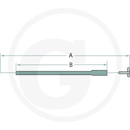 Linka ręcznego sterowania gazu 1-34-643-425 38002790 Case Steyr agroveo