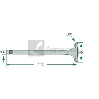 Zawór ssący 38017139 87802264, E9NN6507AC, 81865092, 81824116GV