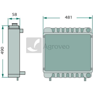 Chłodnica 74702425 7700056938
