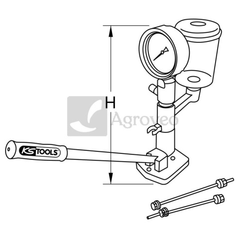 Urządzenie do sprawdzania dysz wtryskowy 7884550120 455.0120 Urządzenie do sprawdzania dysz wtryskowy 7884550120 455.0120