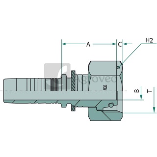 PN 10 DKOS M20x1.5 815M21613-06-20 M21613-06-20