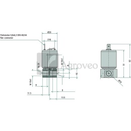 Zawór elektromagnetyczny 507MV115 0210142115, 5013-728-106