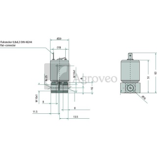 Zawór elektromagnetyczny 507MV115 0210142115, 5013-728-106