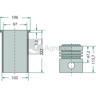Zestaw naprawczy silnika 75790274981