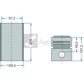 Zestaw naprawczy silnika 75790532960