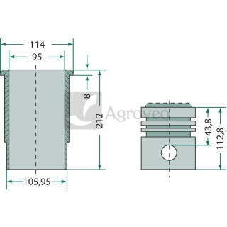 Zestaw naprawczy silnika 75791005972