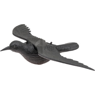 Odstraszacz ptaków kruk sztuczny latający duży 44x11x61,5 cm 80001