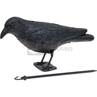 Odstraszacz do ptaków kruk sztuczny duży czarny 80002