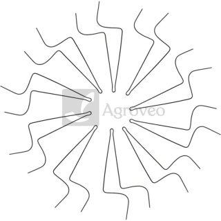 Palec zgrabiarki PZK kpl. 12365053 5211020060, 6905211020060