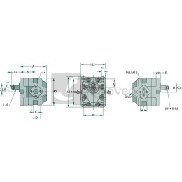 Pompa hydrauliczna LM42 B3 66725702192 25702192