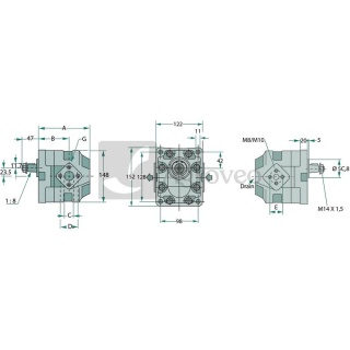 Pompa hydrauliczna LM42 B3 66725702192 25702192
