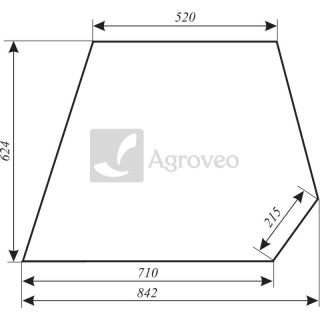 Szyba boczna okno lewe prawe kabina Czeska stary nowy typ Ursus C330 C360 12330702 56