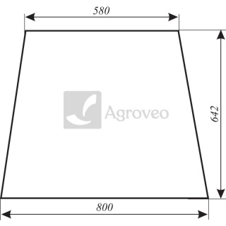 Szyba boczna okno lewe prawe kabina Koźmin stary nowy typ Ursus C330 C360 12341731 175