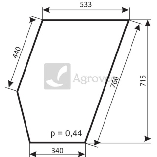 Szyba drzwi dolna 12420791 27