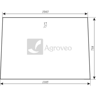 Szyba przednia okno lewe prawe kabina Sokółka stary nowy typ UrsusC330 C360 12346224 35