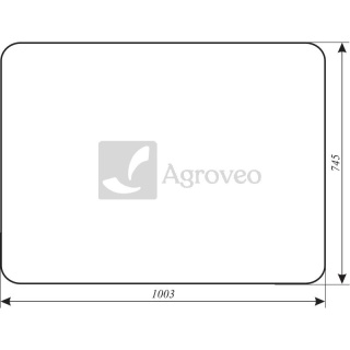Szyba tylna do kabiny Kunów stary nowy typ Ursus C330 C360 12333492 22