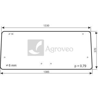 Szyba tylna 12557438 357, 70117969