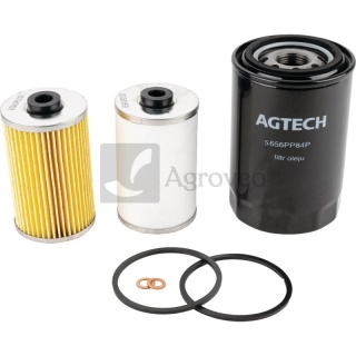 Zestaw filtrów paliwa i oleju Ursus C-330 C-355 C-360 C-330 C-355 C-360 12404674 PP84, KWP010X