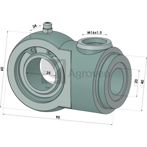 Końcówka cylindra KC40 11259260 Końcówka cylindra KC40 11259260