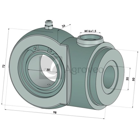 Końcówka cylindra KC50 11259261 Końcówka cylindra KC50 11259261