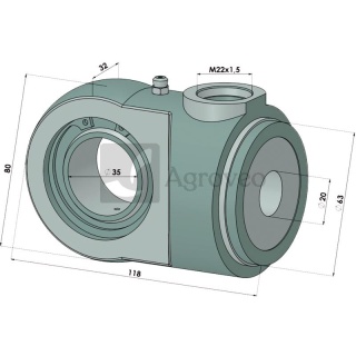 Końcówka cylindra KC63 11326624