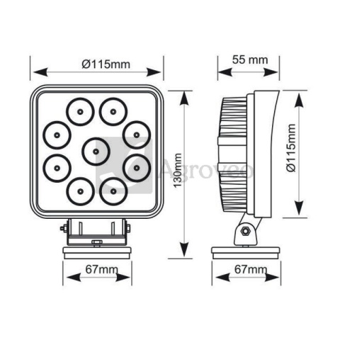 Lampa robocza LED 693LED0177 LED-0177 Lampa robocza LED 693LED0177 LED-0177