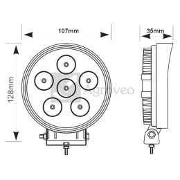 Lampa robocza LED 693LED2205