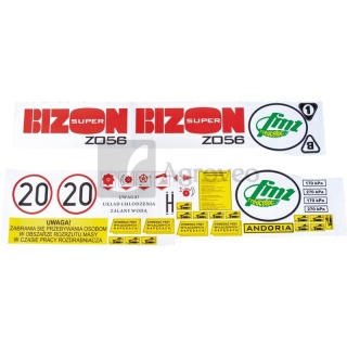 Naklejki KPL Bizon Z-056 687DLBIZONZ056 5056/50-560/6