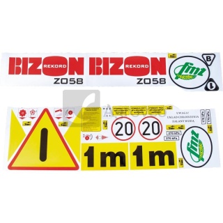 Naklejki KPL Bizon Z-058 687DLBIZONZ058 5058/50-580/8