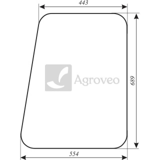 Szyba górna okno lewe prawe kabina Chojnów stary nowy typ Ursus C330 C360 12339769 91