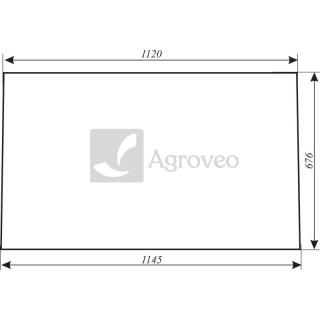 Szyba przednia okno lewe prawe kabina Koźmin stary nowy typ Ursus C330 C360 12332996 668