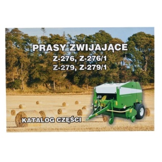 Katalog prasa zwijająca Z-276 / Z-276/1 / Z-279 / Z-279/1 627PRASAZ276 Z-276/1, Z-279/1, Z-279, Prasa Z-276
