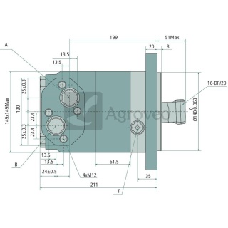 Silnik hydrauliczny 667SMV800