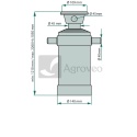 Siłownik hydrauliczny 667ST51050 ST5 - 1050 Siłownik hydrauliczny 667ST51050 ST5 - 1050