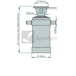 Siłownik hydrauliczny 667ST51050 ST5 - 1050
