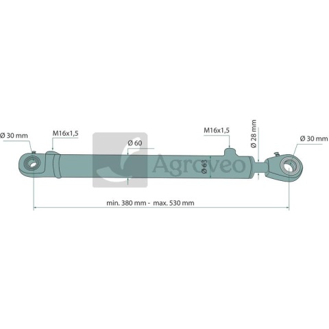 Siłownik hydrauliczny 679CJ2F5028150 Siłownik hydrauliczny 679CJ2F5028150