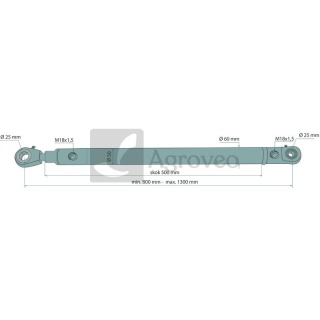 Siłownik hydrauliczny 679SMT25040500 SMT2AT.50.40.500-00