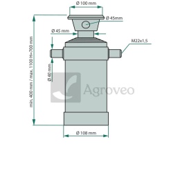Siłownik hydrauliczny 679ST3700 ST3MF.700-01