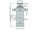 Silownik hydrauliczny 679ST41300 ST4MF.1300-00 Silownik hydrauliczny 679ST41300 ST4MF.1300-00