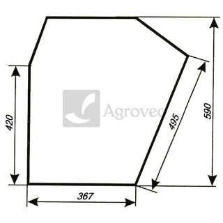 Szyba drzwi 65769117913 6911 7913