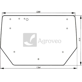 Szyba tylna 65753369201B