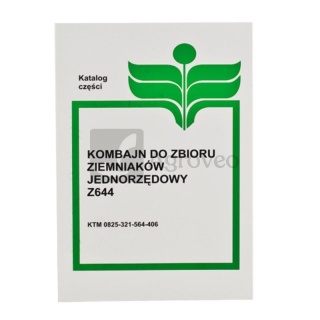 Katalog kombajn ziemniaczany Anna Z-644 627ANNAZ644 Anna Z-644