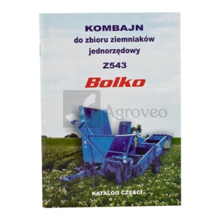 Katalog kombajn ziemniaczany Bolko Z-543 627BOLKOZ543 Bolko Z-543